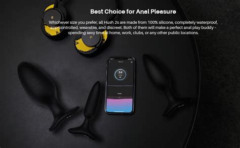 Amazon Lovense Hush Butt Plug Silicone Anal Vibrating Ball