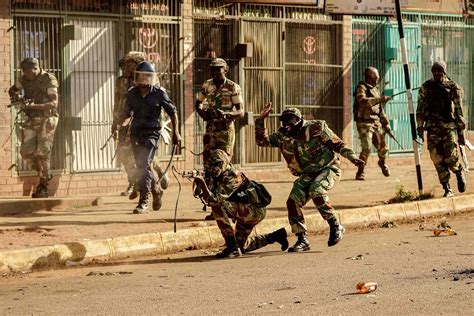 Three People Killed In Zimbabwe As Soldiers Clash With Protesters Following Election Result