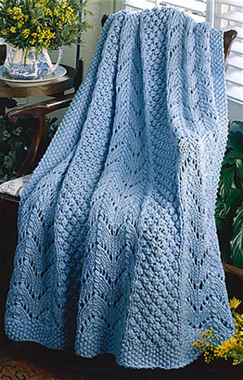 Ravelry Endearingfan Knit Afghan Pattern By Lee Tribett