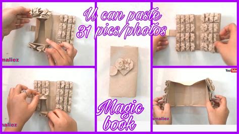 How To Make Magic Book Unique Paper Craft Idea Paste Photos Book