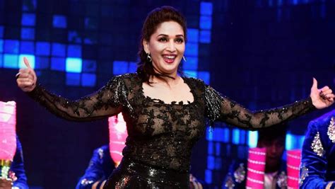 Happy Birthday To The Dhak Dhak Girl Who Shines In Black Madhuri Dixit Bollywood Actress