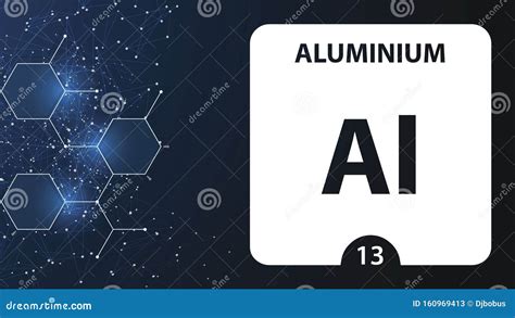Aluminium 13 Element Alkaline Earth Metals Chemical Element Of