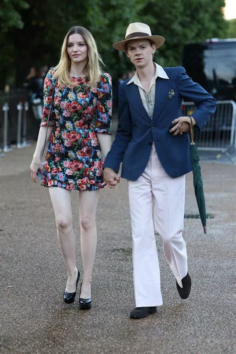 Elon Musks Ex Wife Talulah Riley Looks Loved Up With Love Actually Star Thomas Brodie Sangster