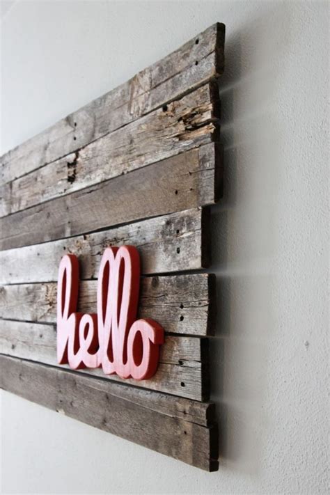 Upcycling Interiors Brilliant Ideas For Pallet Wall Art Love Chic