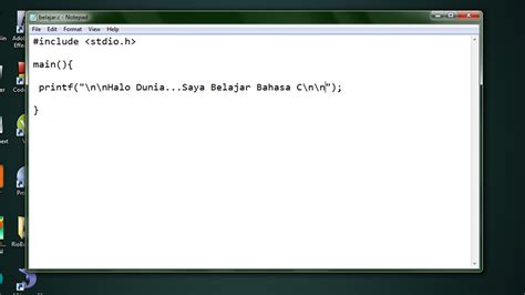 Membuat Dan Meng Compile Program Pertama C Kita Computergeek