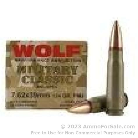 1000 Rounds Of Discount 124gr Fmj 762x39mm Ammo For Sale By Wolf