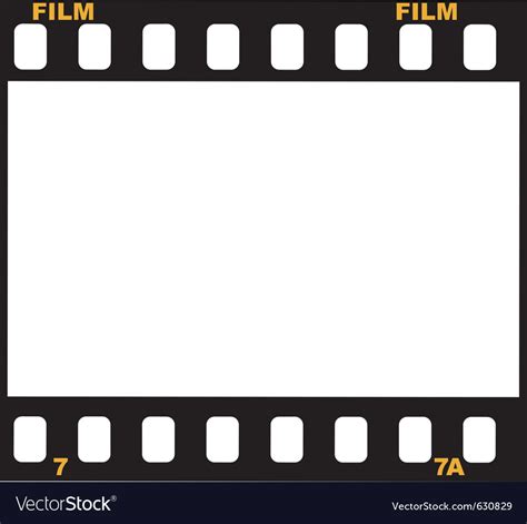 Frame Of Film Royalty Free Vector Image Vectorstock
