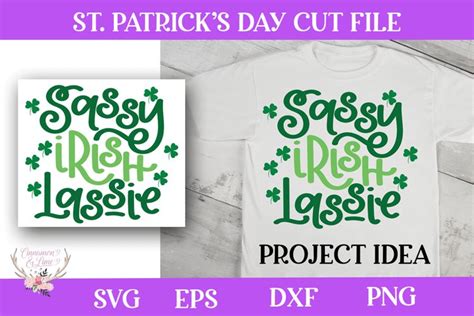 St Patricks Day Svg Sassy Irish Lassie