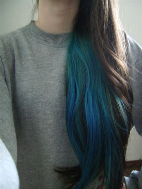 Under Layer Of Hair Dyed Blue Hair Envy Pinterest