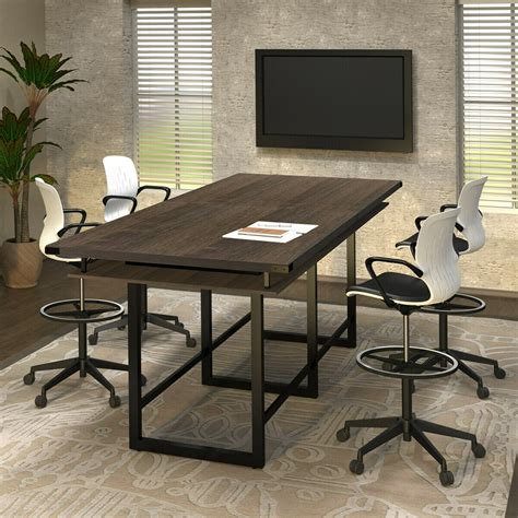 8 16 Standing Height Conference Table 42h Counter Height Modern