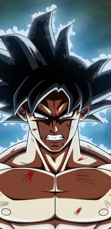 Son Goku Angry Anime Black Blue Dragon Ball Hero Son Goku Ultra