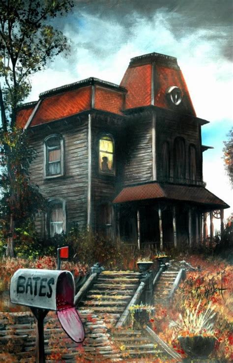 Psycho House By Woody Welch Bates Motel Horror Movie Icons Creepy