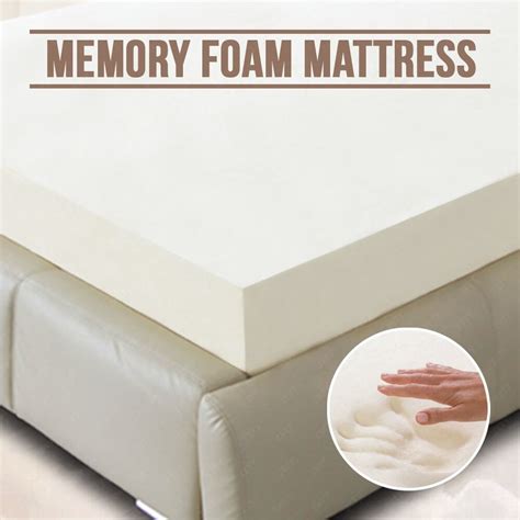 | 2 3 4 inch orthopedic foam queen size mattress topper bed matress pad wave foam. 5.5 COMFORT SELECT 2" 3" 4" TWIN, FULL, QUEEN, KING MEMORY ...