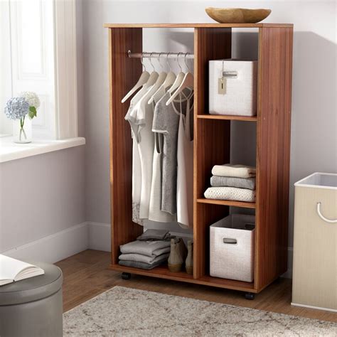 Competitive price double wardrobe storage systems for sale bedroom wardrobes. Wayfair Basics Open 80cm Wide Clothes Storage System ...