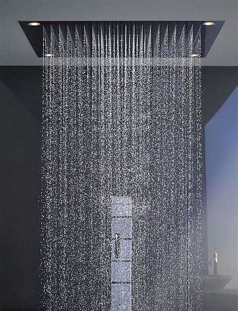 20 Stunning Rainfall Shower Ideas In 2020 Bathroom Shower Heads Luxury Shower Big Shower
