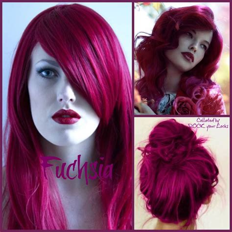 Fuchsia Hair!ant wait to do this!!! | Fuschia hair, Cool hairstyles