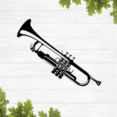Svg Trumpet Svg 2 Music Svgs Musical Instrument Svg Vinyl Etsy