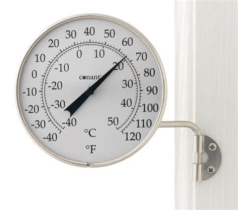 Dial Thermometer Satin Nickel
