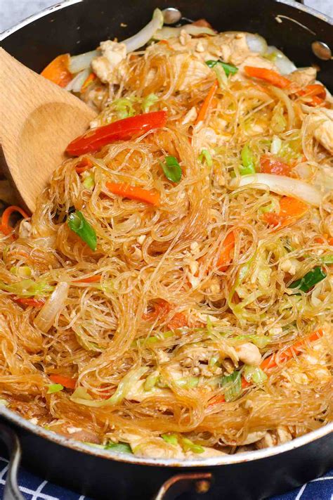 Easy Glass Noodles Stir Fry Recipe A Spectacled Owl