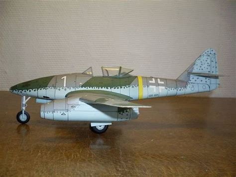 133 Scale Messerschmitt Me 262 A 1a Schwalbe Diy Handcraft Paper Model