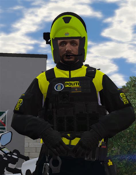Danish Police MC Helmet GTA5 Mods