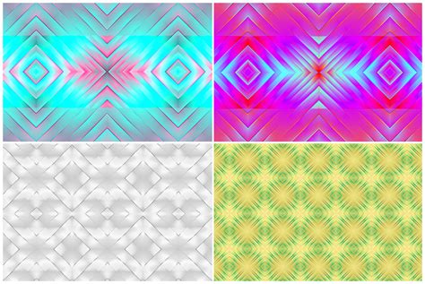 10 Seamless Psy Pattern Background Textures Design Cuts