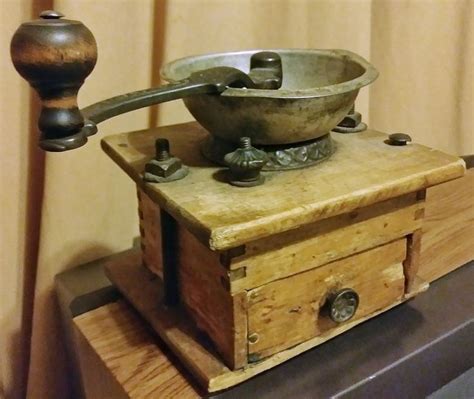 Antique Charles Parker Co Coffee Mill Grinder Circa 1897 Antiques