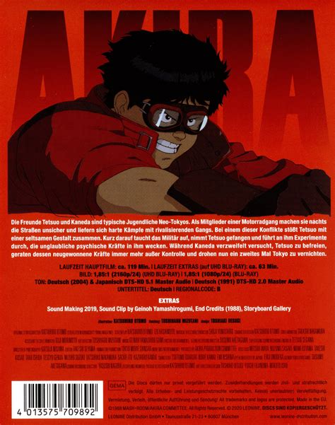 Akira Limited Edition 4k Ultra Hd Blu Ray Als Blu Ray 4k