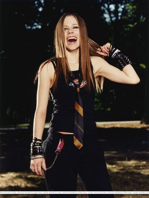 O O LaUgh Away Avril Lavigne People Magazine 2002 Photoshoot