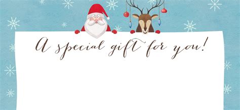 Christmas Gift Certificate Template Free Download