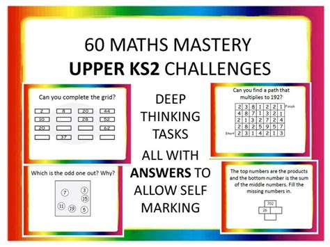 Mastery Maths Challenges Uks2 Sample