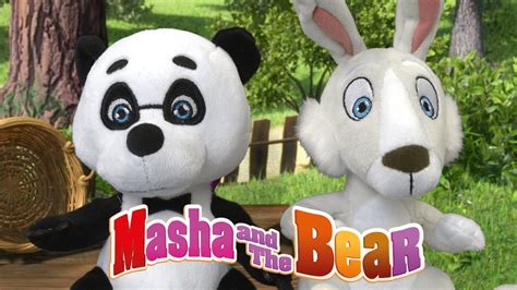 Masha And The Bear Bunny And Panda From Spin Master Youtube