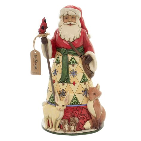 Jim Shore Christmas For All Polyresin Santa Animals 6005246 Walmart