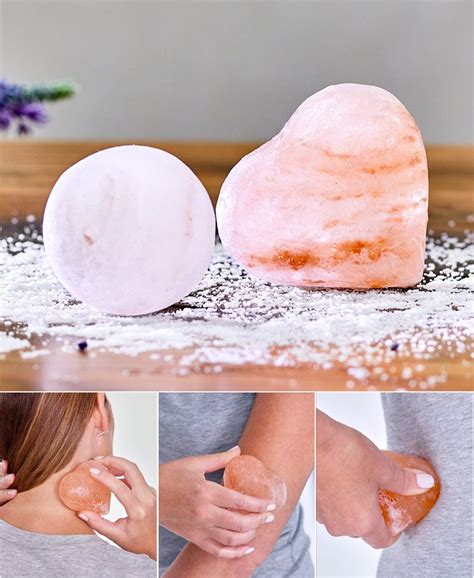 Himalayan Salt Stone Lakeside Collection Sore Muscles Soreness Beauty Care 3 D Massage