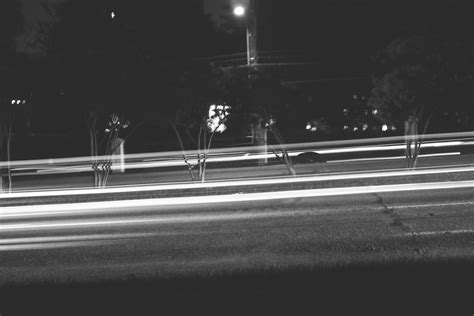 Free Images Black And White Night Line Darkness Street Light