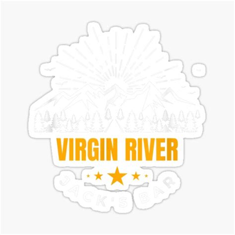 Vintage Virgin River Jacks Bar Sticker For Sale By Jesicaashanti Redbubble