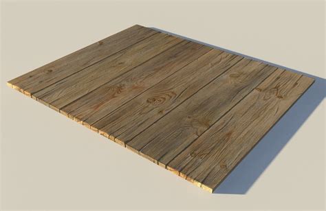3d Model Wood Planks Vr Ar Low Poly Cgtrader
