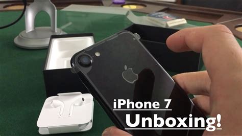 Iphone 7 Unboxing And First Impressions Jet Black Is Beautiful Youtube