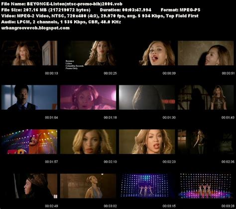 Urban Groove Vob Collection Beyonce Listen 2006