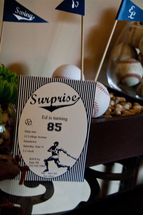 Vintage Baseball Birthday Party Ideas Photo 12 Of 22 Catch My Party