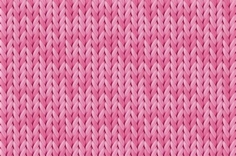 Premium Vector Texture Of Pink Wool Knit Seamless Knitted Background