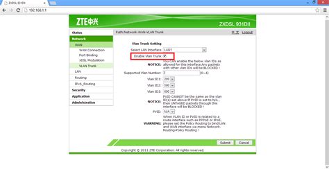 Based on your local ip address, pick the correct ip address from the list above and click admin. Stanley Tiang - Do It Yourself: UniFi - Connect to UniFi ZTE ZXDSL 931DII with CUSTOM Router