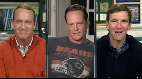 Best Of Actor Vince Vaughn On Mnf With Peyton And Eli Week 7