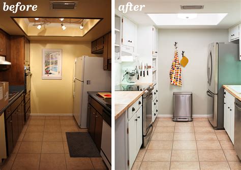 Is your existing kitchen's small footprint cramping your style? DIY Small Galley Kitchen Remodel - Sarah Hearts