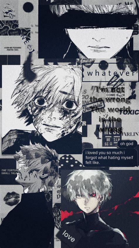 Tokyo Ghoul Dark Aesthetic Anime Wallpaper Anime Aesthetic Wallpaper