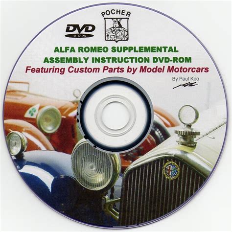 Paul Koos Dvd Für Pocher 18 Bausätze Alfa Romeo Modelle Auto