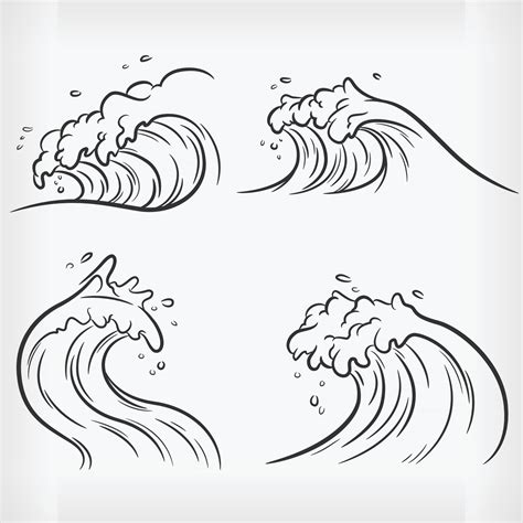 Png Line Art Waves Clip Art Doodle Sea Clipart Vector For Personal And Hot Sex Picture