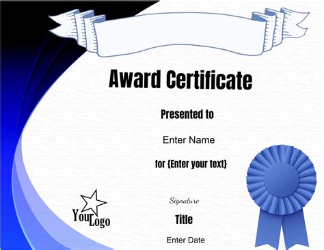 Free Online Printable Certificate Template Printable Templates Free