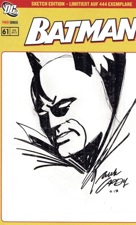Batman 61 Blank Batman Sketch Nick Cardy In Daniel Partouches
