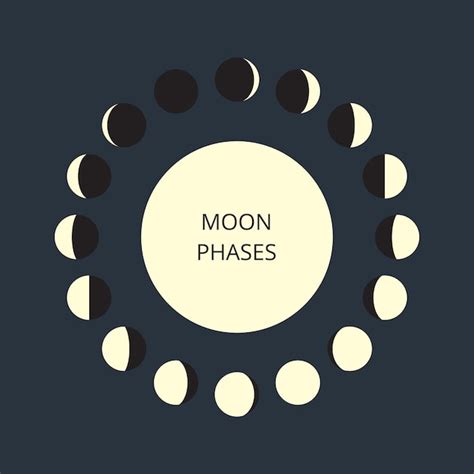 Premium Vector Moon Phases Icons